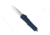 CobraTec Knives FS-3 Medium OTF Automatic Folding Knives, 3in, D2 Steel, Drop Serrated Blade, Nypd Blue Handle, MNYFS-3DS
