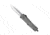 CobraTec Knives FS-3 Medium OTF Automatic Folding Knives, 3in, D2 Steel, Drop Serrated Blade, Stonewash Handle, MSWFS-3DS