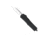 CobraTec Knives FS-3 Medium OTF Automatic Folding Knives, 3in, D2 Steel, Wharncliffe Non-Serrated Blade, Black Handle, MBFS-3WNS