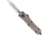 CobraTec Knives FS-3 Medium OTF Automatic Folding Knives, 3in, D2 Steel, Dagger Blade Non Serrated, Sand Handle, MWTPFS3DAGNS