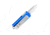 CobraTec Knives Money Clip OTF Automatic Folding Knives, 1.75in, D2 Steel, Drop Non-Serrated, Blue, BLUOTFMCDNS