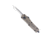 CobraTec Knives FS-3 Medium OTF Automatic Folding Knives, 3in, D2 Steel Blade, Tanto Point Plain Blade, Tan Cerakoted Aluminum Handle, MWTPFS-3TNS