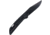 CobraTec Knives Naja 3.50 Folding Plain Black Powder Coated D2 Steel Blade, 4.75 Black G10 Scales Handle, CTNAJBLK
