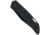 CobraTec Knives Naja 3.50 Folding Plain Black Powder Coated D2 Steel Blade, 4.75 Black G10 Scales Handle, CTNAJBLK