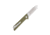 CobraTec Knives Riptide 3 in Folding Knive, S35VN Blade, G-10, OD Green, CTRTDODG