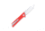 CobraTec Knives Riptide D2 3 in Folding Knive, D2 Blade, G-10, RED, CTRTDD2RED