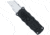 CobraTec Knives Side Button OTF Automatic Folding Knife, 1.75 in Blade, Stainless Steel, CTOTFUKSBBLK