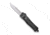 CobraTec Knives CTK-1 Small OTF Automatic Folding Knife, 2.75in, D2 Steel, Drop Non-Serrated Blade, Stonewash, SSWCTK-1SDNS