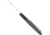 CobraTec Knives FS-3 Small OTF Automatic Folding Knife, 2.75in, D2 Steel, Drop Non-Serrated Blade, Grey Handle, SGYFS-3DNS