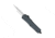 CobraTec Knives FS-3 Small OTF Automatic Folding Knife, 2.75in, D2 Steel, Drop Serrated Blade, Grey Handle, SGYFS-3DS