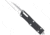 CobraTec Knives Small Sidwinder OTF Knife, 2.5in, D2 Steel, Wharncliffe Plain, Black Aluminum Handle, SBSWWNS