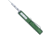 CobraTec Knives Utility OTF Plain Aluminum Blade, 3.38 OD Green Aluminum Handle, CTOTFUTODG