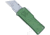 CobraTec Knives Utility OTF Plain Aluminum Blade, 3.38 OD Green Aluminum Handle, CTOTFUTODG