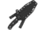 CobraTec Recondo G10 Fixed Blade Knife, Black/Stonewash Handle, 1410882