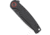 CobraTec Knives Samson Folding Knife, 3.25 in, D2 Steel, Clip Point, Micarta, Black Handle, CTSAMSONBLK, 1410160