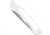 CobraTec Knives Savage Hidden Release Folding Knife, 3.25 in, M390, Drop Point, Aluminum, Silver, CTSAVDNSM390