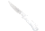 CobraTec Knives Savage Hidden Release Folding Knife, 3.25 in, M390, Drop Point, Aluminum, Silver, CTSAVDNSM390