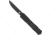 Cobratec Small Raptor Otf Blackout 2.5 in Drop Point, CTSRPTBKODNS
