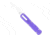 Cobratec Small Raptor Otf Purple 2.5 in Drop Point, CTSRPTPURDNS