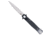 CobraTec Stiletto Button Lock Assisted Opening Folding Knife, Black/Satin, G10 Handle, 1410170