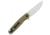 CobraTec Knives Talon Folder Folding Knife, 3.18 in, D2 Steel, Tanto, G-10, OD Green Handle, CTTLNODG, 1410176