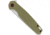 CobraTec Knives Talon Folder Folding Knife, 3.18 in, D2 Steel, Tanto, G-10, OD Green Handle, CTTLNODG, 1410176