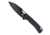CobraTec Wolverine Fixed Blade Knife, Black, 1410090