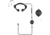 Code Red Assault-mod Waterproof Tactical Throat Mic Headset - CRD23054