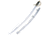 Cold Steel 1830 Napoleon Saber, 33.75 in Blade, Steel Scabbard, CS-88NS
