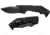 Cold Steel AK-47 Folding Knife, Black G-10 Handle, Black Blade, Plain 58TLAK