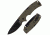 Cold Steel American Lawman Knife, Green/Black, 8 1/8in, CS-58ALVG