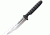 Cold Steel Bowie Spike, Black Faux G-10 Handle, Plain Edge w/ Sheath, CS-53NBS