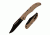 Cold Steel Broken Skull II Knife, Brown/Silver, 9 1/4in, CS-54SBB