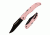 Cold Steel Broken Skull VI Knife, Pink/Silver, 9 1/4in, CS-54SBPK