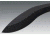 Cold Steel Chaos Kukri Fixed Blade Knife, 12.5in Plain Black SK-5 High Carbon, Black Aluminum Handle, CS-80NTK