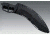 Cold Steel Chaos Kukri Fixed Blade Knife, 12.5in Plain Black SK-5 High Carbon, Black Aluminum Handle, CS-80NTK