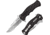 Cold Steel Crawford 1 Folding Knife by Wes Crawford, 3in, 4034 Stainless Steel, Folding Plain Clip Point Blade, Black w/Traction Inlays GRN Handle, CS-20MWCB