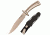 Cold Steel Drop Forged Bowie Knife, Black, 11 1/4in, CS-36MD