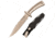 Cold Steel Drop Forged Bowie Knife, Black, 11 1/4in, CS-36MD