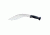 Cold Steel Gurkha Kukri Fixed Blade Knife, Kraton Handle, Plain, CS-39LGKT