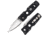 Cold Steel Hold Out Folding Knives, 3in, S35VN Steel, Serrated Drop Point Blade, G-10 Handle, 11G3S