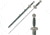 Cold Steel Jade Lion Gim, Cord Wrapped Handle, Plain Edge, CS-88RLG