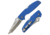 Cold Steel Khan Knife, Blue/Silver, 7in, CS-54T