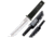 Cold Steel Kobun Fixed Blade Knife, Black Kraton Handle, Plain, CS-17T