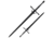 Cold Steel MAA La Fontaine Sword of War, Black, 52in, CS-88WSLFM