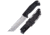 Cold Steel Medium Warcraft San Mai III Tanto Knife, 5.5in, San Mai III Steel, Tanto Blade, G10 Black Handle, 13U