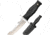 Cold Steel Mini Leatherneck Fixed Blade Knife, 3.5in, 8Cr13MoV Steel, Tanto Plain Blade, 3 1/4in Long Kray-Ex Handle, CS-39LSAA