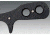 Cold Steel Mini Tac Skinner Fixed Blade Neck Knife, Black Faux G-10 handle, Serrated, CS-49HSFS