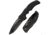 Cold Steel Recon 1 Folding Knife, 4in Spear Point Serrated Carpenters CTS XHP Alloy w/ DLC Coating, Black G10 Handle, CS-27TLCSS