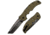 Cold Steel Recon 1 Tanto Plain Knife, Green/Silver, 9 3/8in, CS-27TLTVG